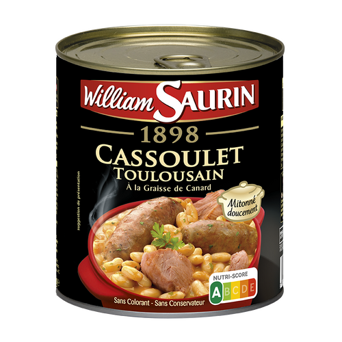 William Saurin Stew Duck 840g / Cassoulet Toulousain A la Graisse de Canard