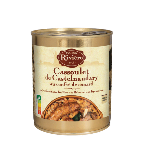 Maison Riviere Cassoulet w/Duck Confit 840g/ Cassoulet de Castelnaudary au Confit de Canard