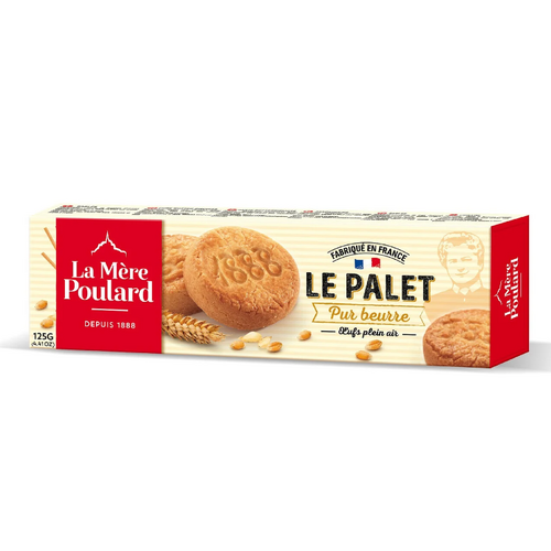 La Mere Poulard Biscuits Pure Butter 125g / Le Palet Pur Beurre