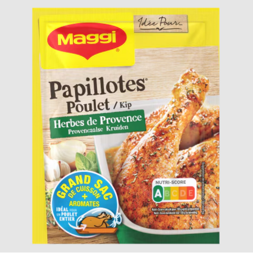 Maggi Seasoning Chicken 34g / Papillotes Poulet Herbs de Provence