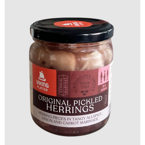 Viking Platter Herring Fillets Pickled Original Jar 250g