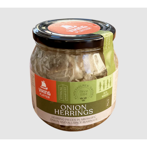 Viking Platter Herring Fillets Pickled w/Onion Jar 575g