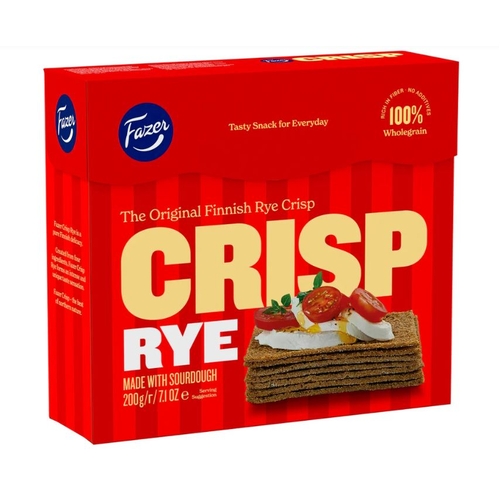 Fazer Crisp Bread Rye 200g