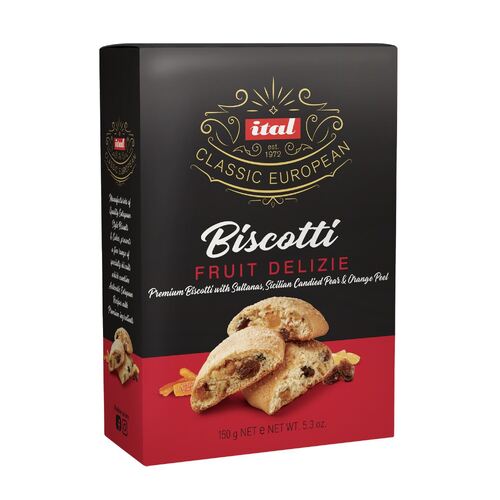 Ital Biscuits Biscotti Fruit Delights 150g / Fruit Delizie