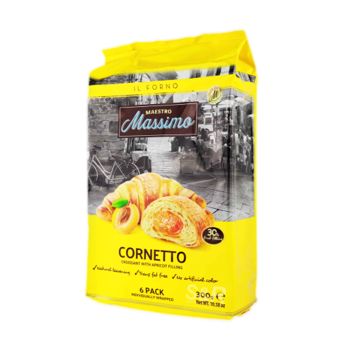 Maestro Massimo Croissants Cornetto Apricot 6 pack 300g