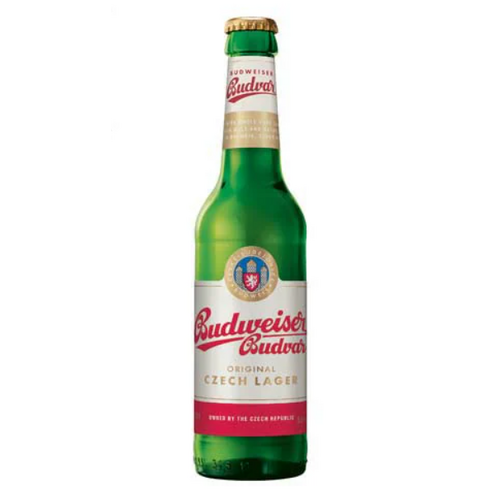 Budweiser Budvar Beer Original Czech Lager Bottle 330ml