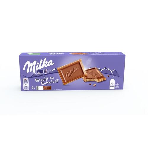 Milka Chocolate Biscuits Box 150g / Biscuiti Cu Ciocolata