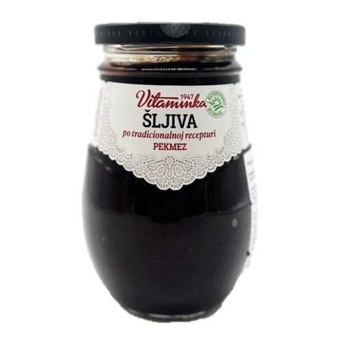 Vitaminka Jam Plum Jar 650g / Sljiva Pekmez