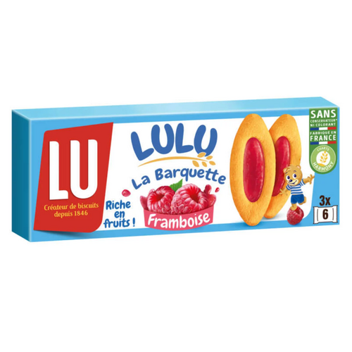 LU Biscuits Raspberry 120g / Lulu La Barquette Framboise