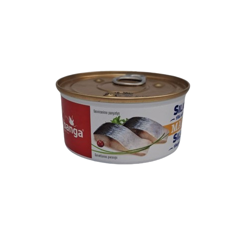 Banga Herring Fillet in Oil Tin 180g / Matje Filejas Ella