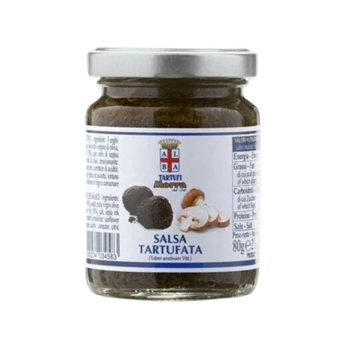 Tartufi Morra Mushroom and Truffle Sauce Jar 80G / Salsa Tartufata