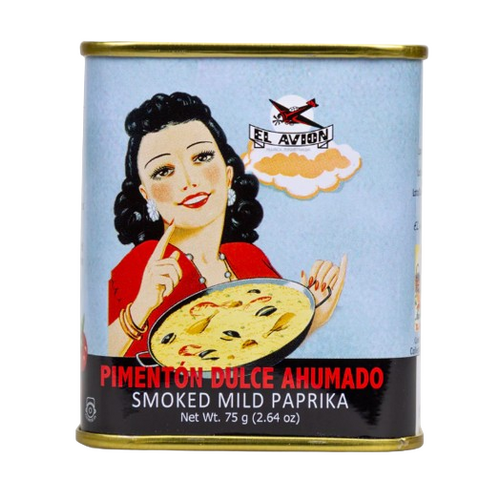 El Avion Paprika Smoked Mild Tin 75g / Pimenton Dulce Ahumado