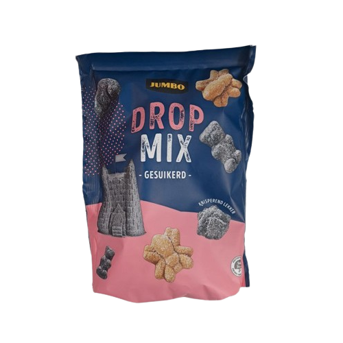 Jumbo Licorice Assorted Sugar Coated Bag 325g / Dropmix Gesuikerd 