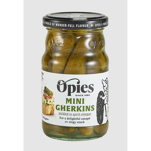 Opies Cocktail Gherkins in Spirit Vinegar 227g