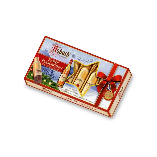 Asbach Chocolate Bottles w/Asbach Brandy 100g / Christmas Gift Box