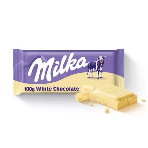 Milka Chocolate Bar White 100g