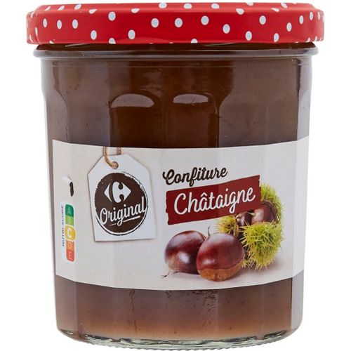 Carrefour Chestnut Jam Jar 370g / Confiture Chataigne