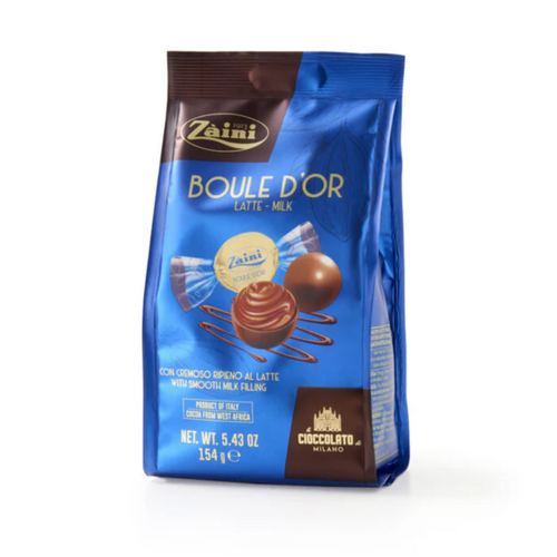 Zaini Chocolates Milk Bag 154g / Boule d'Or Latte 