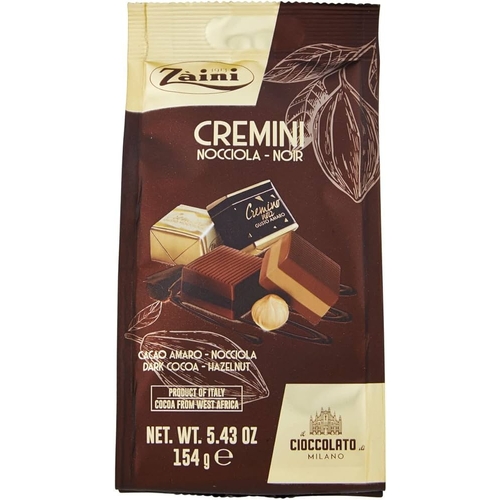 Zaini Chocolates Cocoa Hazelnut Dark Bag 154g / Cremini Nocciola Noir