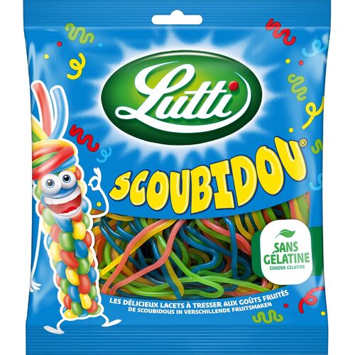 Lutti Fruit Laces Bag 200g / Scoubidou