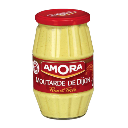 Amora Mustard Dijon Fine Jar 430g / Moutarde De Dijon Fine & Forte