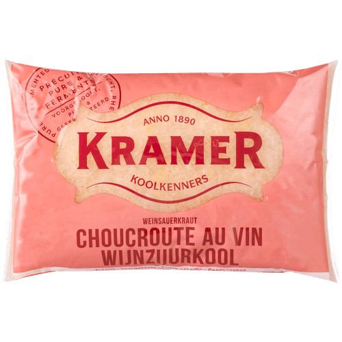 Kramer Wine Sauerkraut 520g / Choucroute au Vin Wijnzuurkool