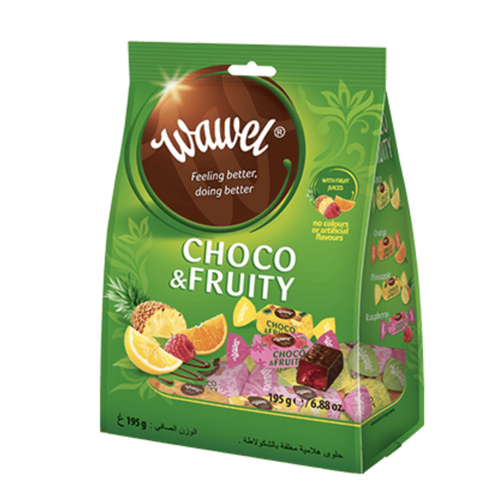 Wawel Jellies in Chocolate Bag 195g / Choco & Fruity