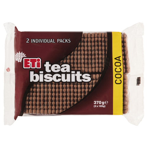 Eti Tea Biscuits Cocoa 370g