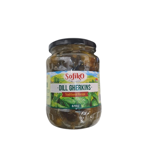 Sofiko Dill Gherkins Jar 670g