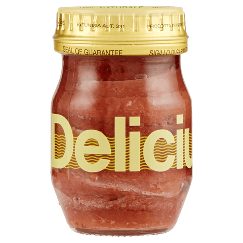 Delicius Anchovy Fillets in Olive Oil Jar 90g