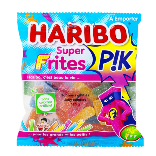 Haribo Gummies Super Frites Pik Bag 120g