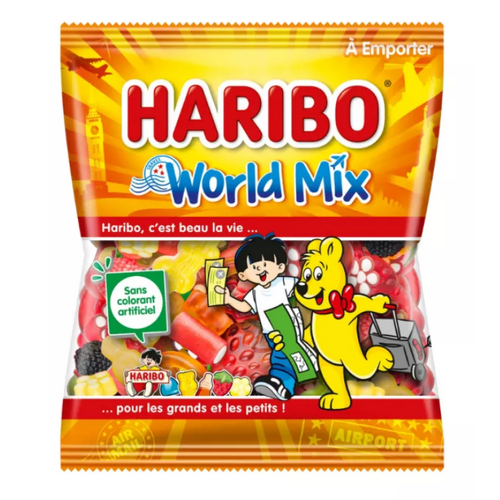 Haribo Gummies World Mix Bag 120g