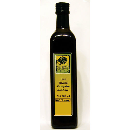 Steirer Gold Styrian Pumpkin Seed Oil 500ml / 100% Pure & Natural / BB 1.02.25