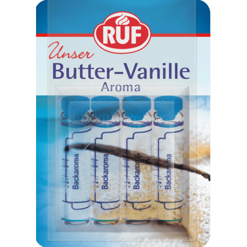 RUF Essence Butter Vanilla 4 Tubes 8ml / Butter-Vanille Aroma