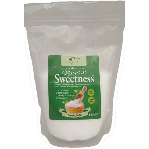 Chef’s Choice Xylitol 500g / Sugar Substitute Natural Sweetener Crystal powder 